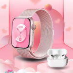 Wisme X33 Mini Smart Watch with Wireless Earbuds | 5-Band HD Display