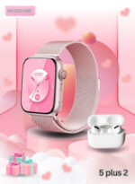 Wisme X33 Mini Smart Watch with Wireless Earbuds | 5-Band HD Display