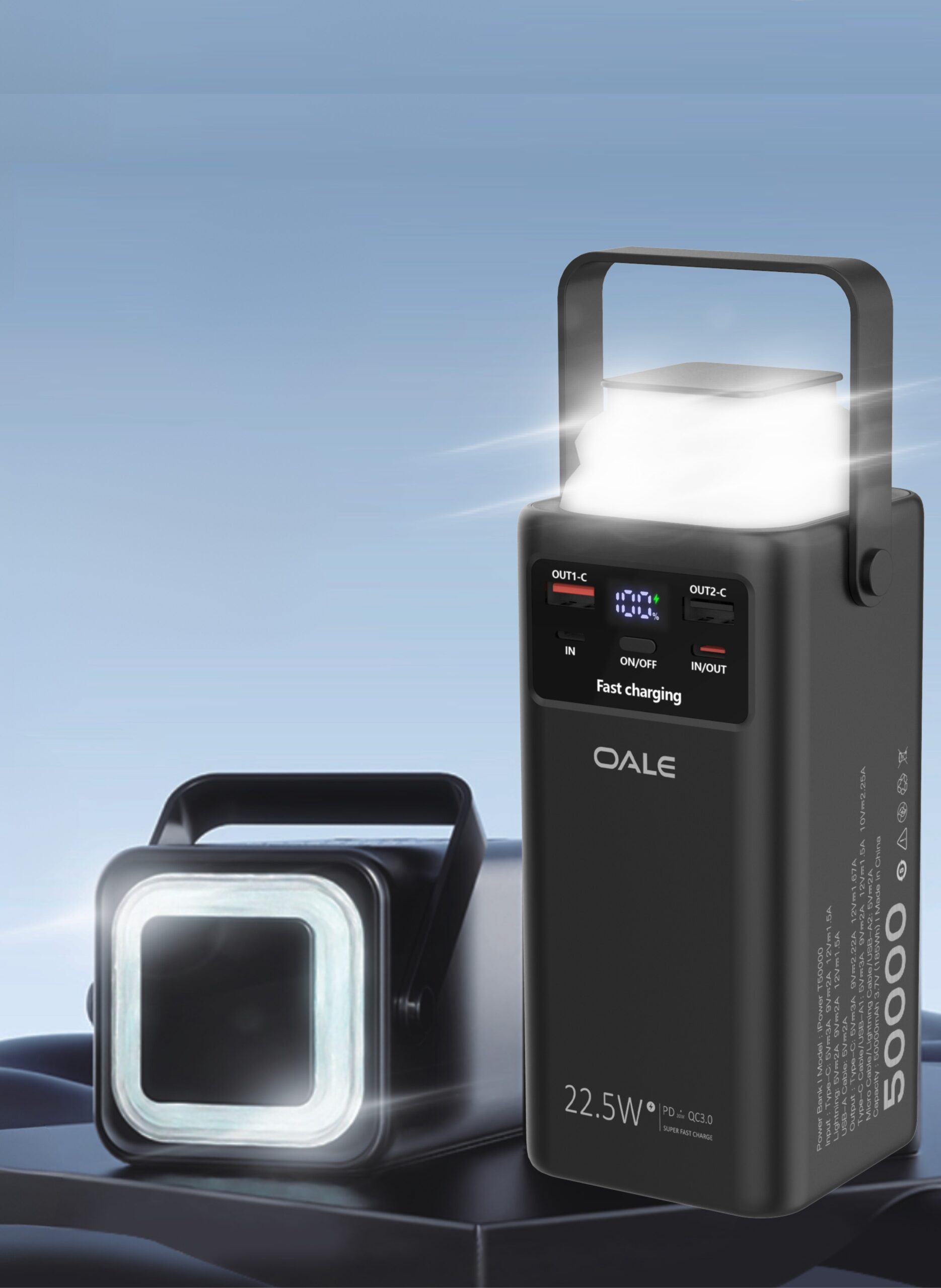 OALE 1 Olae 50000mAh Power Bank with 22.5W Fast Charging