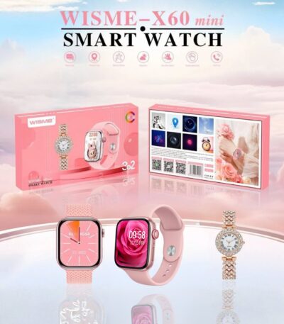 Wisme X60 Mini Smart Watch Pink