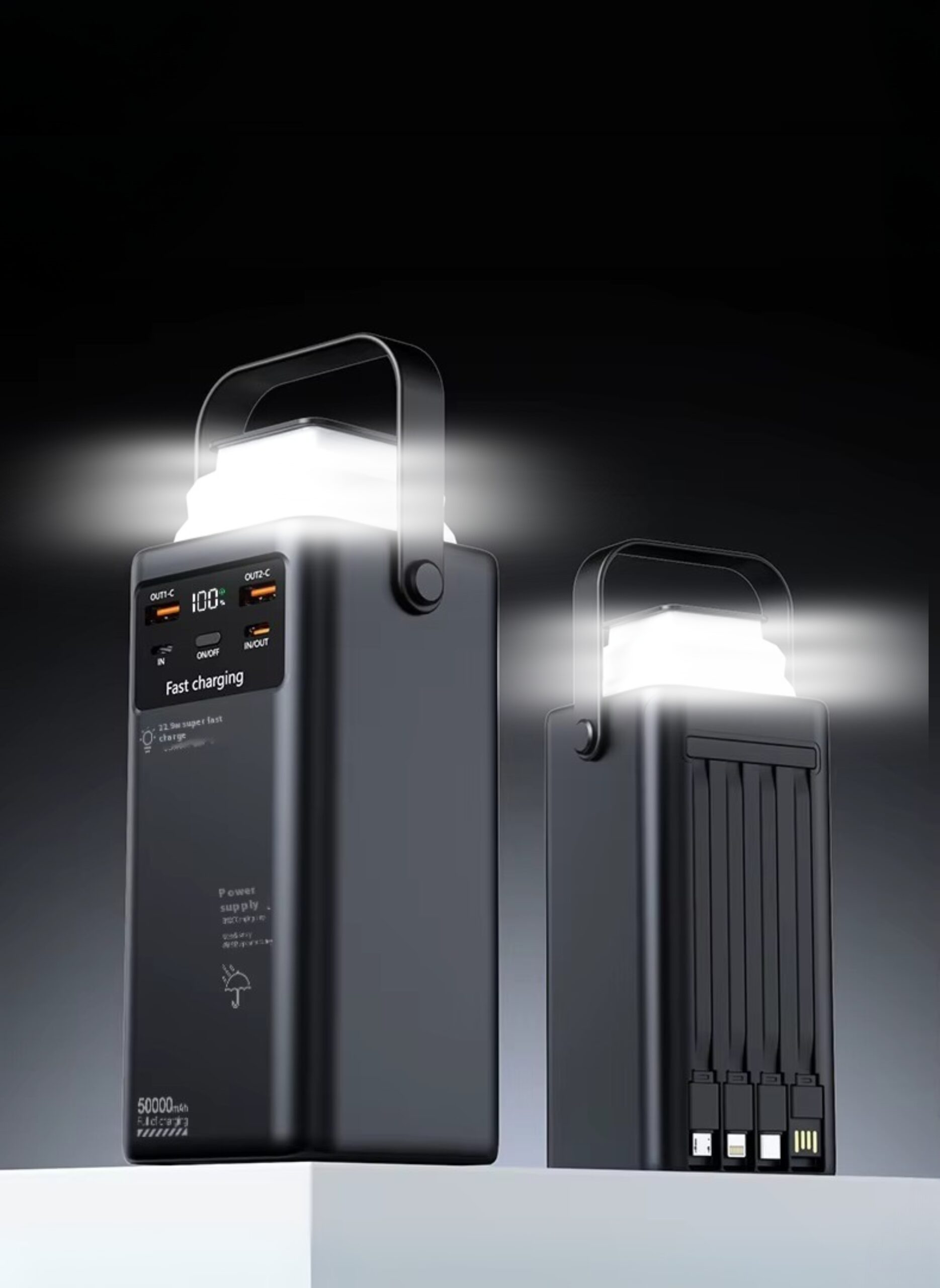 50000mAh Power Bank with Digital Display 50000mAh Power Bank with Digital Display