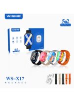 WISME WS X17 Smartwatch and Earbud for Men and Women ,