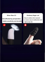 E-Sports Gaming Finger Sleeves (Black)