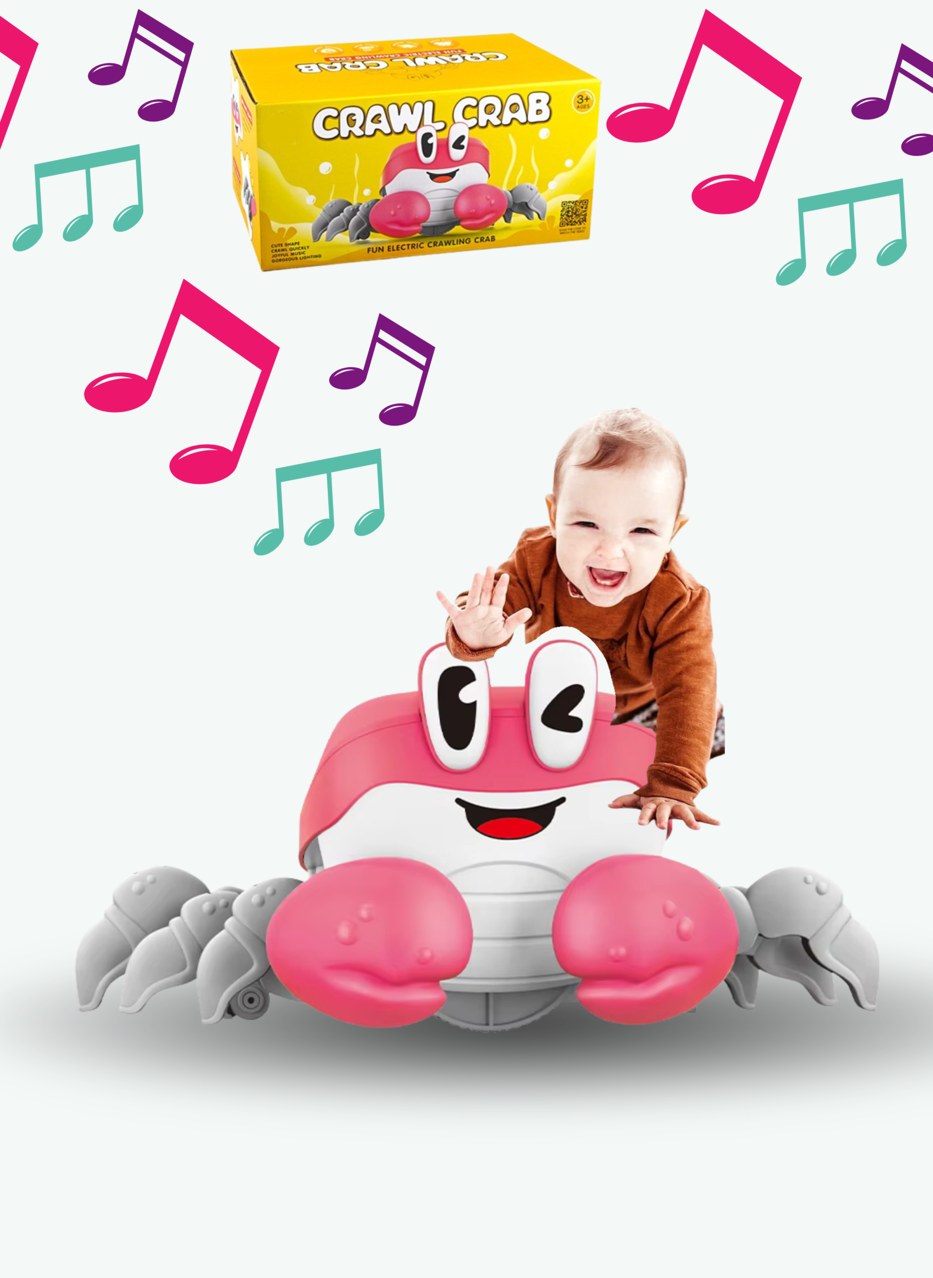 Crawling Crab Baby Toy Crawling Crab Baby Toy