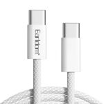 Earldom White Braided USB C Cable