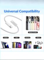 Earldom White Braided USB C Cable