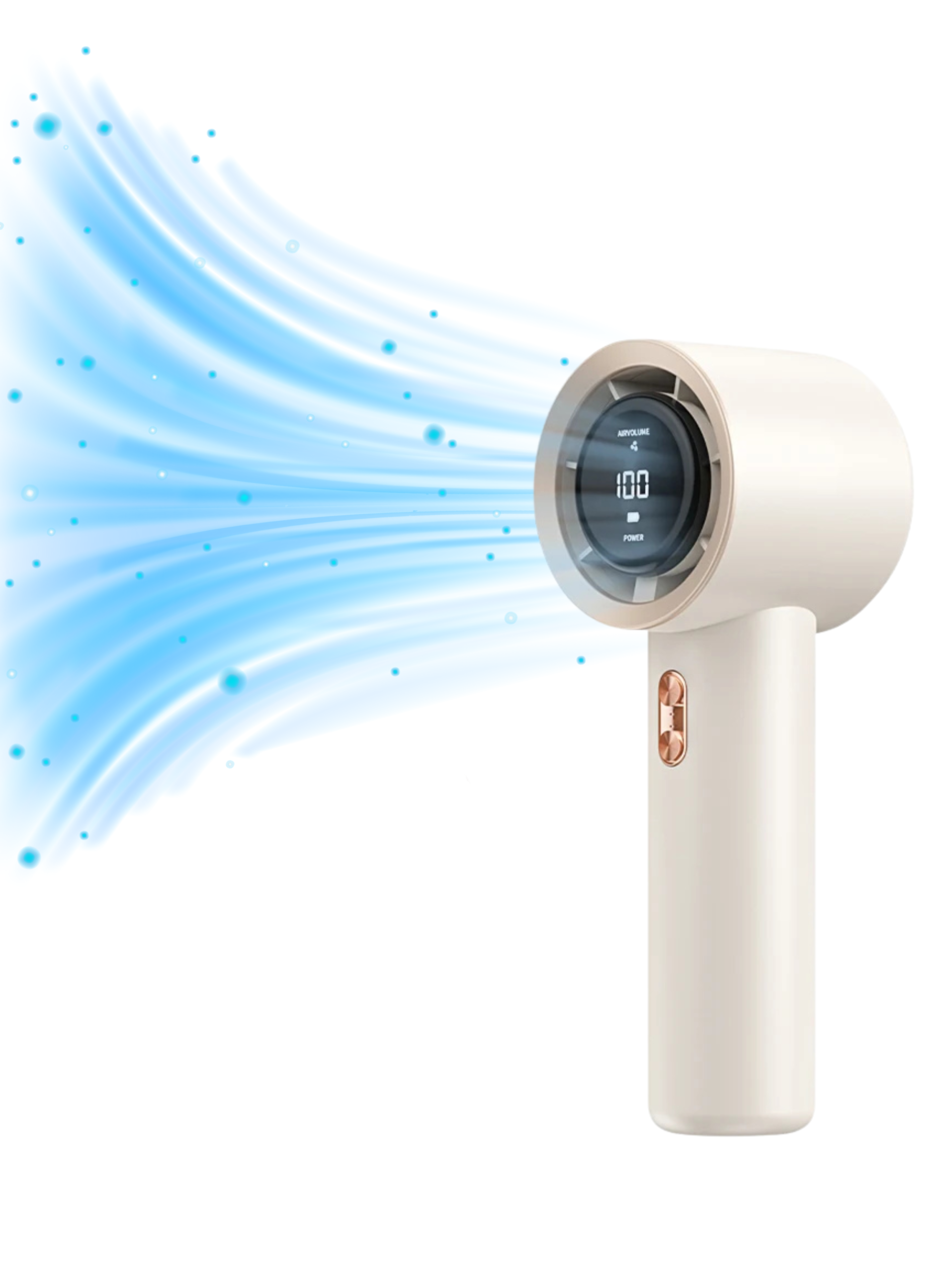 Hoco Handheld Turbo Fan with Digital Display Hoco Handheld Turbo Fan with Digital Display