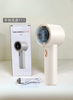 Hoco Handheld Turbo Fan with Digital Display