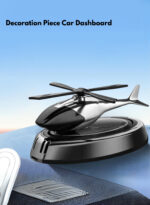 Solar-Powered Helicopter Car Air Freshener| Grey and Silver