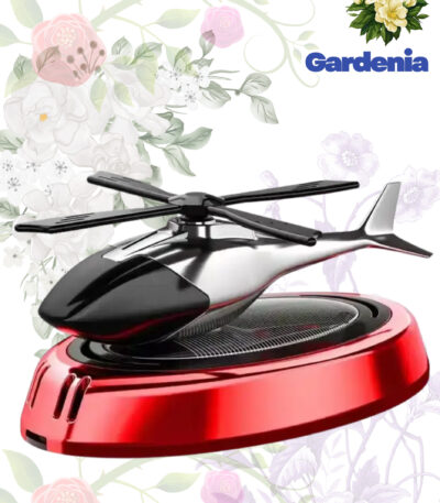 Solar-Powered Helicopter Car Air Freshener