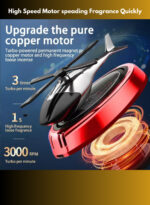 Solar-Powered Helicopter Car Air Freshener