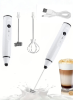 Rechargeable Milk Frother(White)