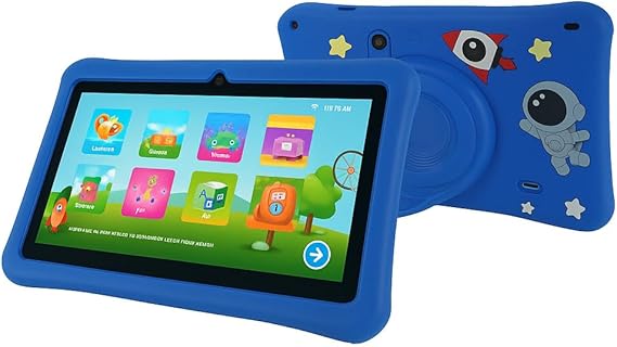 Oteeto K3 Kids Tablet 7” HD Display (Blue)
