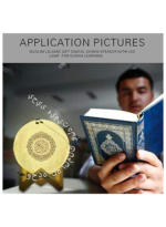 4-in-1 Quran MP3 Speaker with 16-Color 3D Moon Lamp