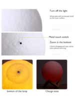 4-in-1 Quran MP3 Speaker with 16-Color 3D Moon Lamp