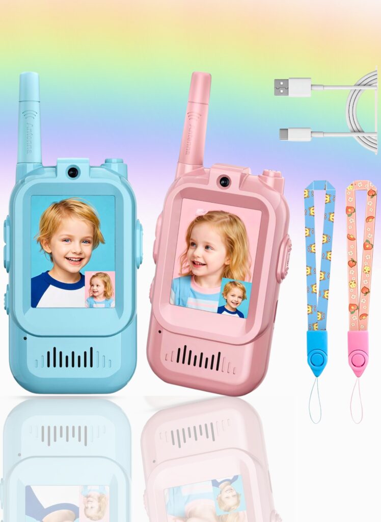 Face-to-Face Video Walky Talkiy for Kids- pink&blue