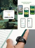 Smart Zikr Ring Lite 20MM Digital Tasbih| Green and Gold