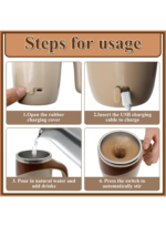 Automatic Magnetic Stirring Coffee Mug