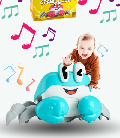 Crawling Crab Baby Toy (purple)