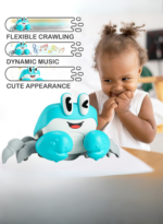 Crawling Crab Baby Toy (purple)