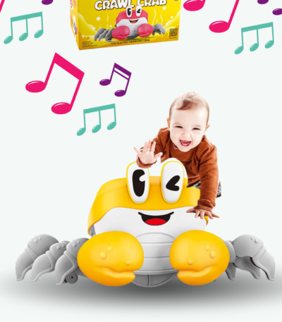 Crawling Crab Baby Toy(yellow)