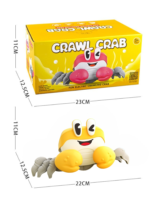 Crawling Crab Baby Toy(yellow)