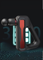 Triangular LCD Electric Massage Gun