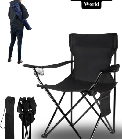 Portable Folding Outdoor Picnic Chair Black,Red,Blue Colour