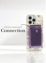 Magnetic Card Holder for Phone(purple)