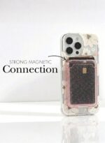 Magnetic Card Holder for Phone(pink)