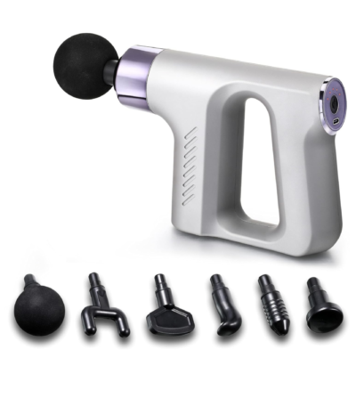 Next Level Massager Usb Rechargeable 4 Heads White