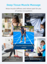 Next Level Massager Usb Rechargeable 4 Heads White