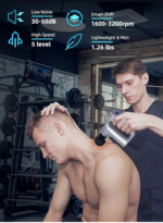 Next Level Massager Usb Rechargeable 4 Heads White