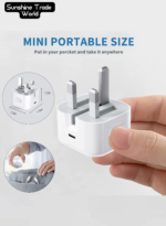 50W Dual USB-C Fast Charger Plug