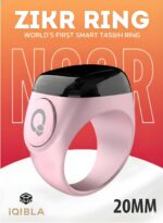 Zikr Ring Noor | 20MM Smart Prayer Ring with Digital Tasbih