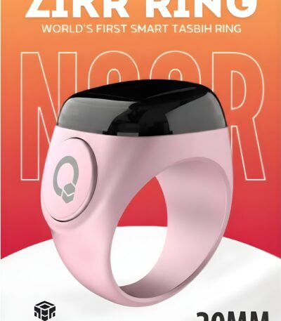 Zikr Ring Noor | 20MM Smart Prayer Ring with Digital Tasbih
