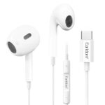 USB-C Wired Earphones with Mic (White)