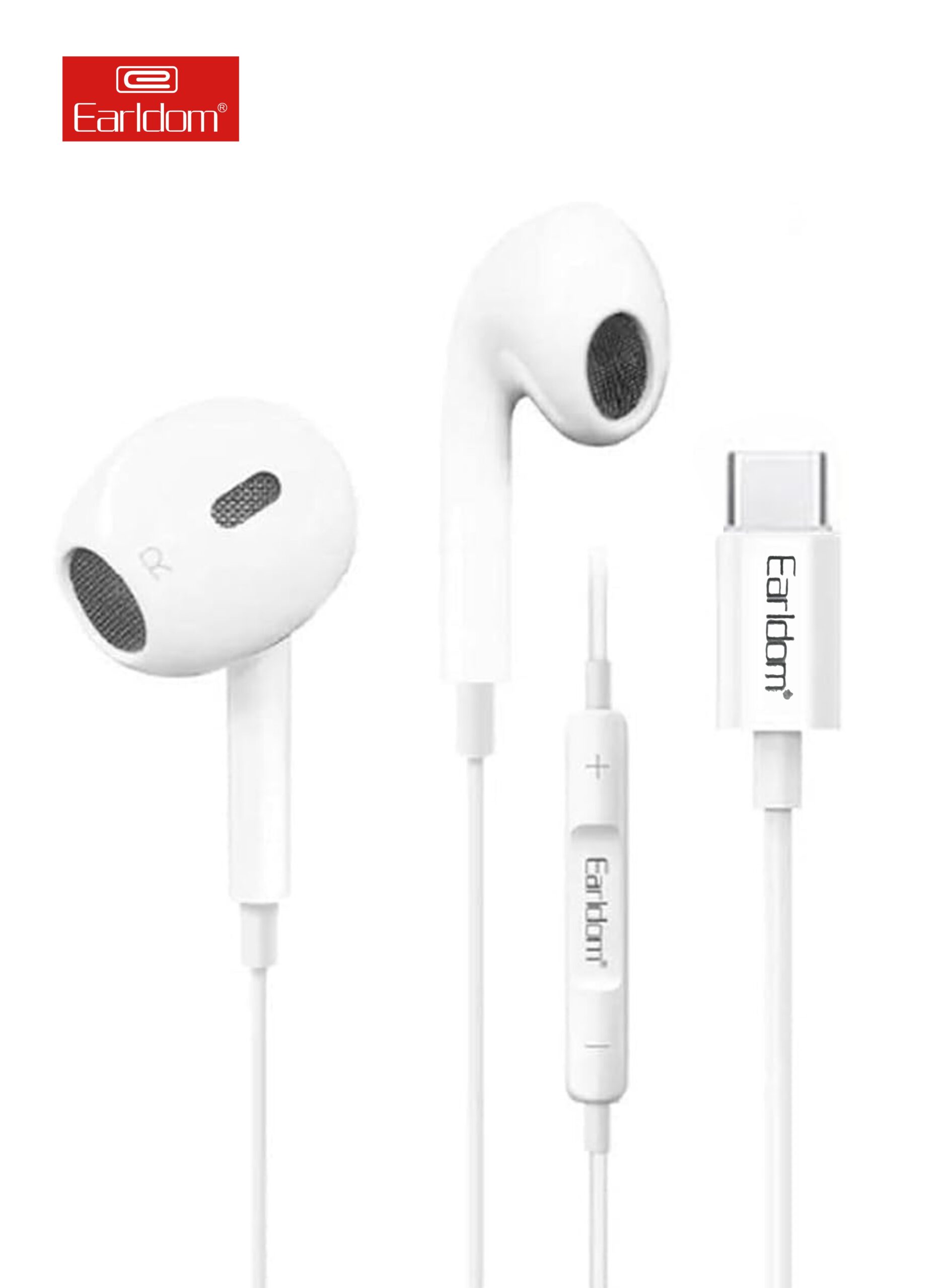 USB-C Wired Earphones with Mic (White) USB-C Wired Earphones with Mic (White)