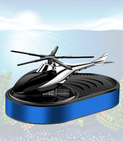 Solar-Powered Helicopter Car Air Freshener
