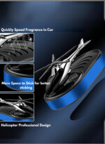 Solar-Powered Helicopter Car Air Freshener