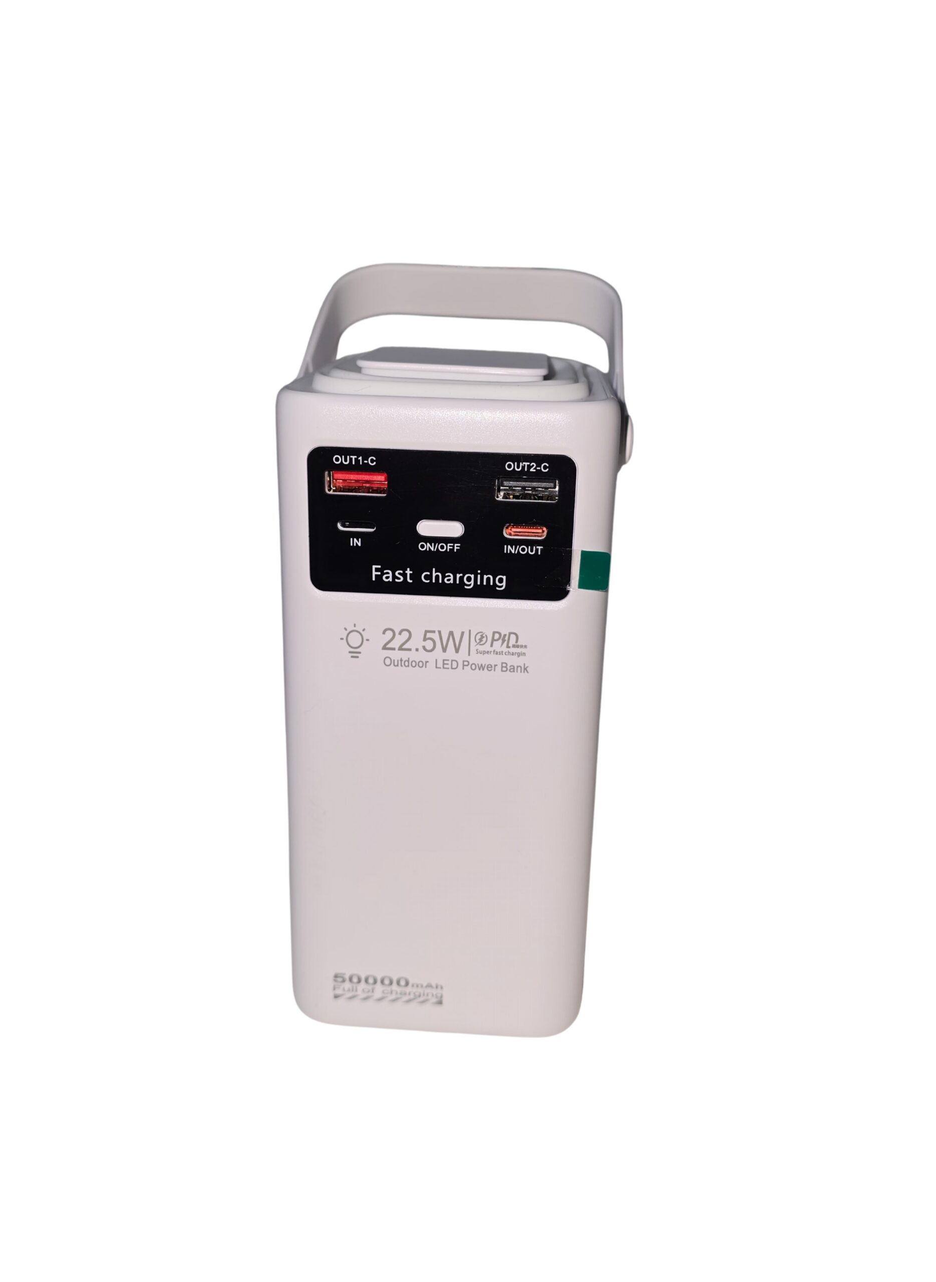 50000mAh Power Bank with Digital Display / white 50000mAh Power Bank with Digital Display / white