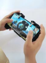 Mobile Game Controller with Cooling Fan & Triggers Joystick