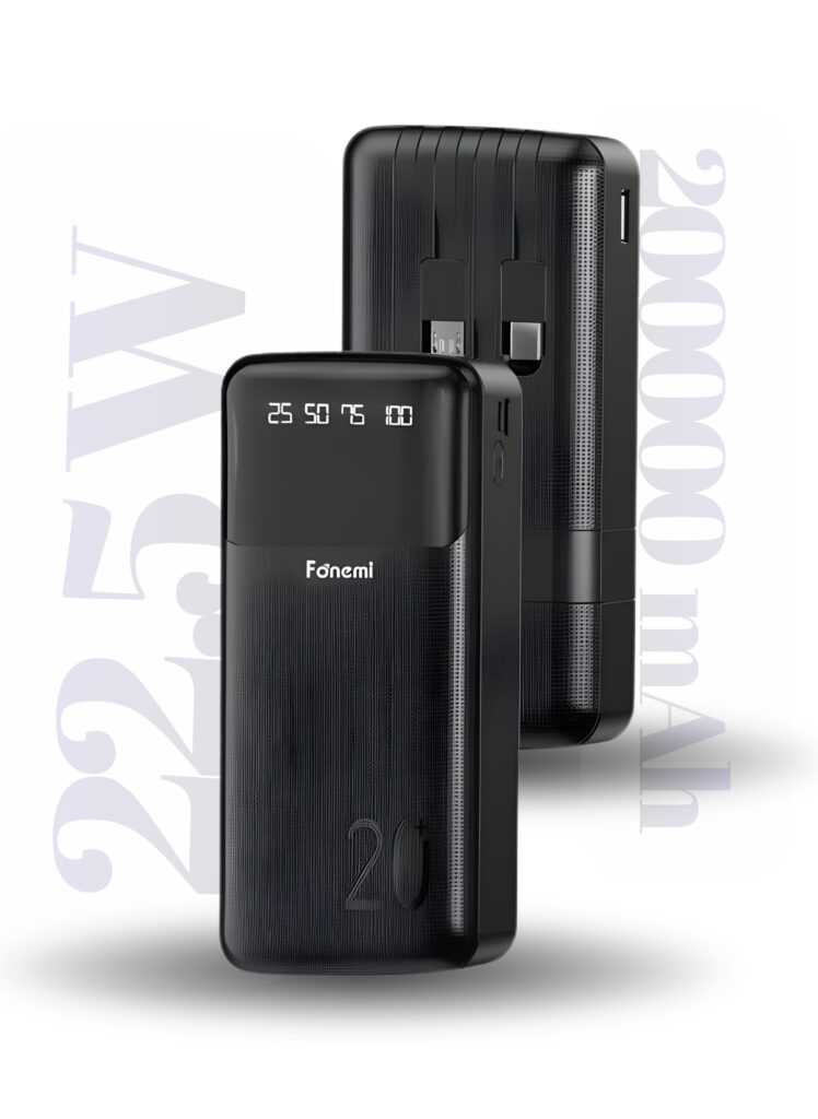Fonemi 20000mAh Power Bank 22.5W Fast Charging