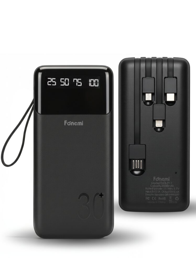 30000mAh Power Bank 22.5W Fast Charging